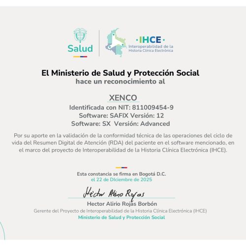 CERTIFICADO DE RDA PACIENTES